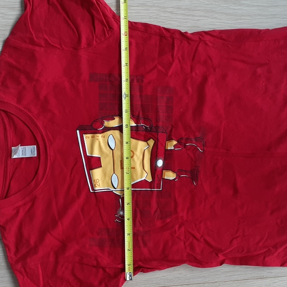 Iron (Fe) Man | Red Graphic Short Sleeve T-Shirt | Disney's MARVEL - Picture 4 of 6